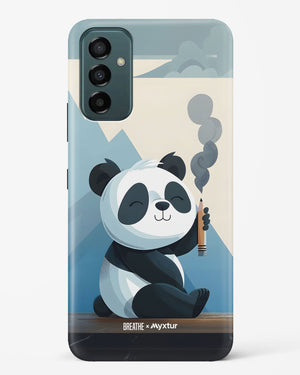 Pencil Panda Pal [BREATHE] Hard Case Phone Cover (Samsung)