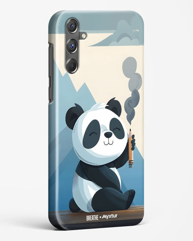 Pencil Panda Pal [BREATHE] Hard Case Phone Cover (Samsung)