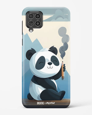 Pencil Panda Pal [BREATHE] Hard Case Phone Cover (Samsung)