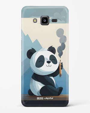 Pencil Panda Pal [BREATHE] Hard Case Phone Cover (Samsung)