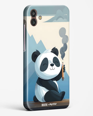 Pencil Panda Pal [BREATHE] Hard Case Phone Cover (Samsung)