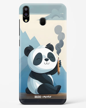 Pencil Panda Pal [BREATHE] Hard Case Phone Cover (Samsung)