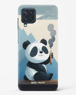 Pencil Panda Pal [BREATHE] Hard Case Phone Cover (Samsung)