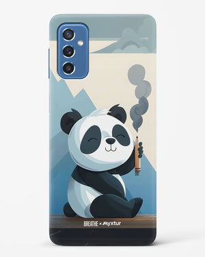 Pencil Panda Pal [BREATHE] Hard Case Phone Cover (Samsung)