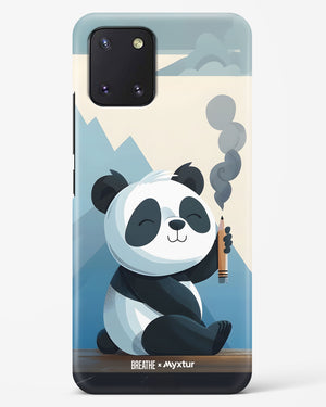 Pencil Panda Pal [BREATHE] Hard Case Phone Cover (Samsung)