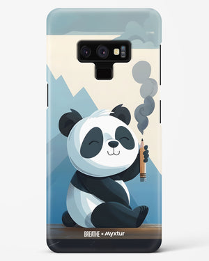 Pencil Panda Pal [BREATHE] Hard Case Phone Cover (Samsung)