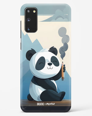 Pencil Panda Pal [BREATHE] Hard Case Phone Cover (Samsung)