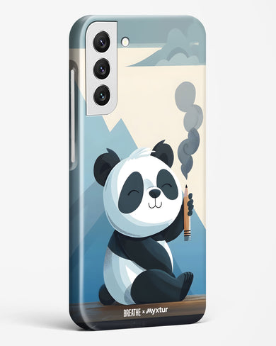 Pencil Panda Pal [BREATHE] Hard Case Phone Cover (Samsung)