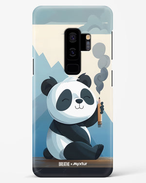 Pencil Panda Pal [BREATHE] Hard Case Phone Cover (Samsung)