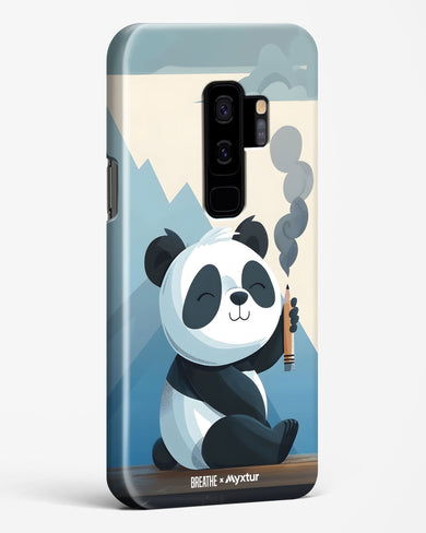 Pencil Panda Pal [BREATHE] Hard Case Phone Cover (Samsung)