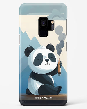 Pencil Panda Pal [BREATHE] Hard Case Phone Cover (Samsung)