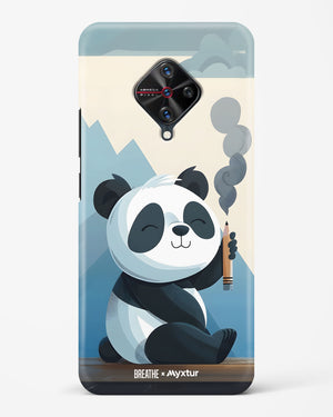 Pencil Panda Pal [BREATHE] Hard Case Phone Cover (Vivo)