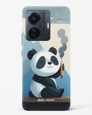 Pencil Panda Pal [BREATHE] Hard Case Phone Cover (Vivo)