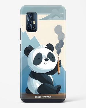 Pencil Panda Pal [BREATHE] Hard Case Phone Cover (Vivo)