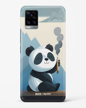 Pencil Panda Pal [BREATHE] Hard Case Phone Cover (Vivo)