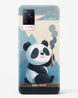 Pencil Panda Pal [BREATHE] Hard Case Phone Cover (Vivo)