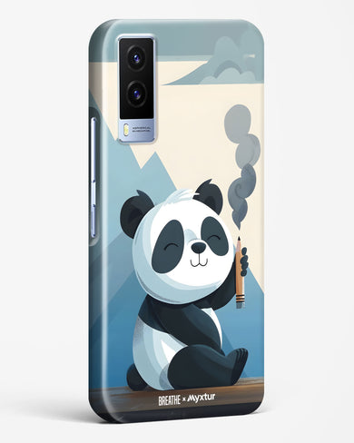 Pencil Panda Pal [BREATHE] Hard Case Phone Cover (Vivo)