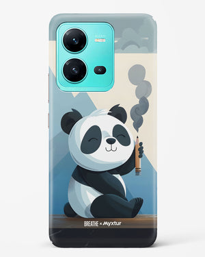 Pencil Panda Pal [BREATHE] Hard Case Phone Cover (Vivo)