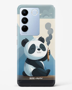 Pencil Panda Pal [BREATHE] Hard Case Phone Cover (Vivo)