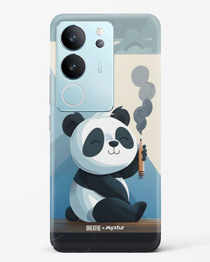 Pencil Panda Pal [BREATHE] Hard Case Phone Cover (Vivo)