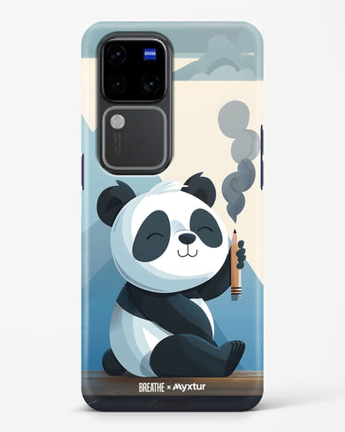 Pencil Panda Pal [BREATHE] Hard Case Phone Cover (Vivo)
