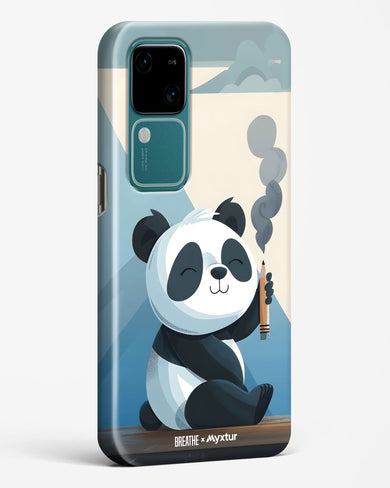 Pencil Panda Pal [BREATHE] Hard Case Phone Cover (Vivo)
