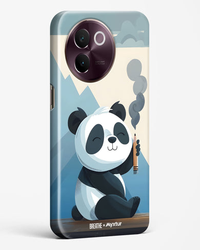 Pencil Panda Pal [BREATHE] Hard Case Phone Cover (Vivo)