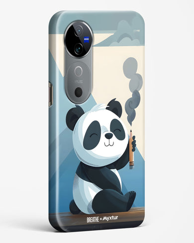 Pencil Panda Pal [BREATHE] Hard Case Phone Cover (Vivo)