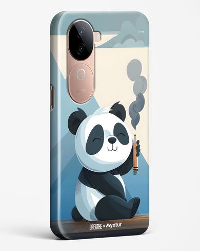 Pencil Panda Pal [BREATHE] Hard Case Phone Cover (Vivo)