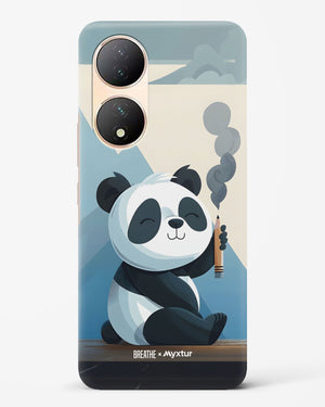 Pencil Panda Pal [BREATHE] Hard Case Phone Cover (Vivo)