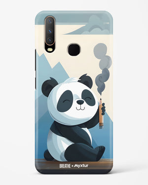 Pencil Panda Pal [BREATHE] Hard Case Phone Cover (Vivo)