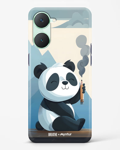 Pencil Panda Pal [BREATHE] Hard Case Phone Cover (Vivo)