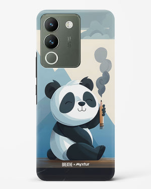 Pencil Panda Pal [BREATHE] Hard Case Phone Cover (Vivo)