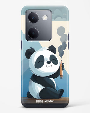 Pencil Panda Pal [BREATHE] Hard Case Phone Cover (Vivo)