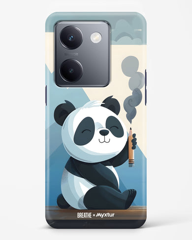 Pencil Panda Pal [BREATHE] Hard Case Phone Cover (Vivo)