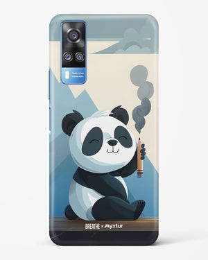 Pencil Panda Pal [BREATHE] Hard Case Phone Cover (Vivo)