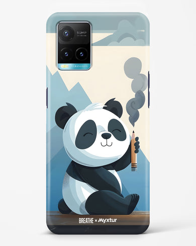 Pencil Panda Pal [BREATHE] Hard Case Phone Cover (Vivo)