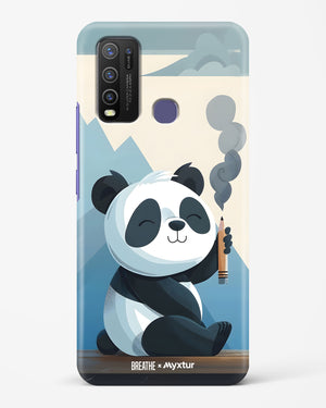 Pencil Panda Pal [BREATHE] Hard Case Phone Cover (Vivo)