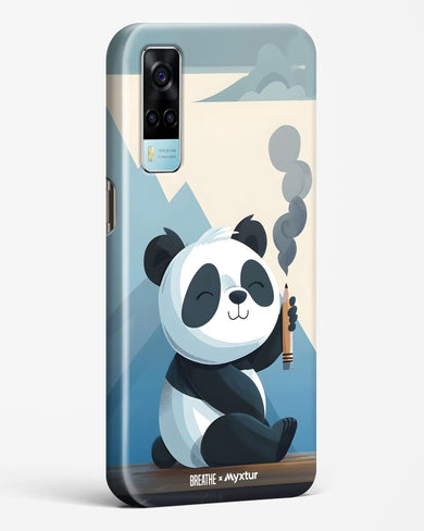 Pencil Panda Pal [BREATHE] Hard Case Phone Cover (Vivo)