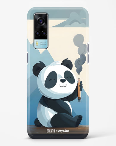 Pencil Panda Pal [BREATHE] Hard Case Phone Cover (Vivo)