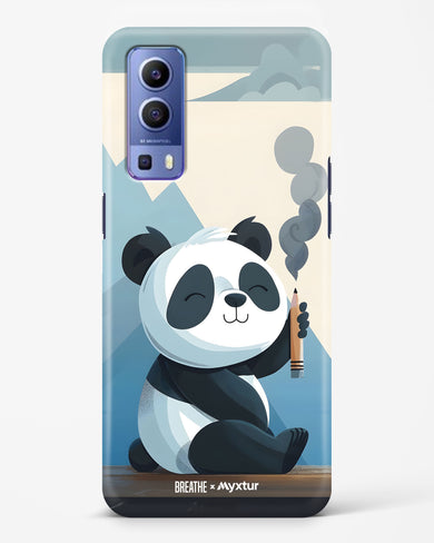 Pencil Panda Pal [BREATHE] Hard Case Phone Cover (Vivo)