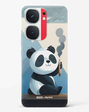 Pencil Panda Pal [BREATHE] Hard Case Phone Cover (Vivo)
