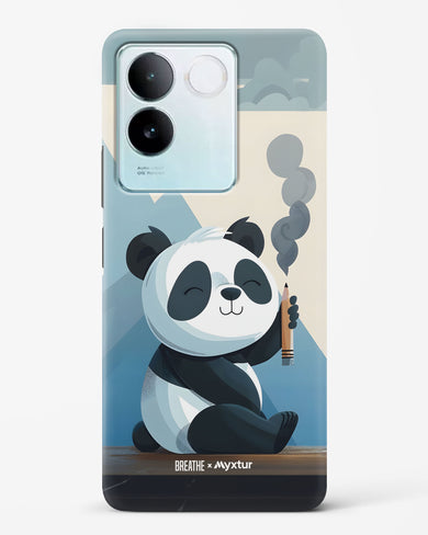 Pencil Panda Pal [BREATHE] Hard Case Phone Cover (Vivo)