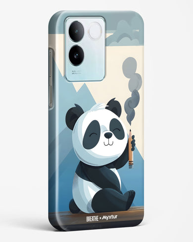 Pencil Panda Pal [BREATHE] Hard Case Phone Cover (Vivo)