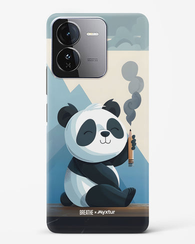 Pencil Panda Pal [BREATHE] Hard Case Phone Cover (Vivo)