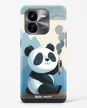 Pencil Panda Pal [BREATHE] Hard Case Phone Cover (Vivo)