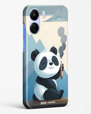 Pencil Panda Pal [BREATHE] Hard Case Phone Cover (Xiaomi)