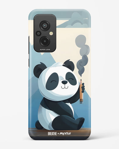 Pencil Panda Pal [BREATHE] Hard Case Phone Cover (Xiaomi)