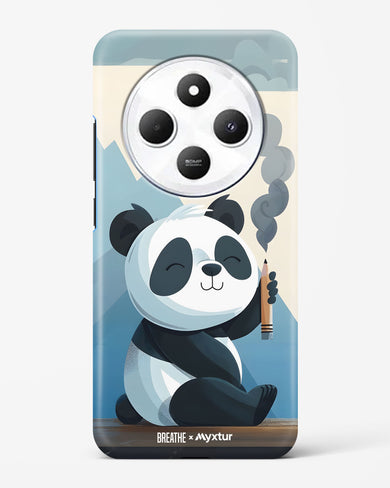 Pencil Panda Pal [BREATHE] Hard Case Phone Cover (Xiaomi)