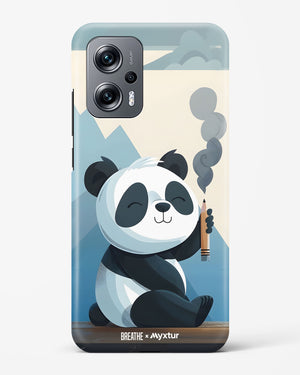 Pencil Panda Pal [BREATHE] Hard Case Phone Cover (Xiaomi)